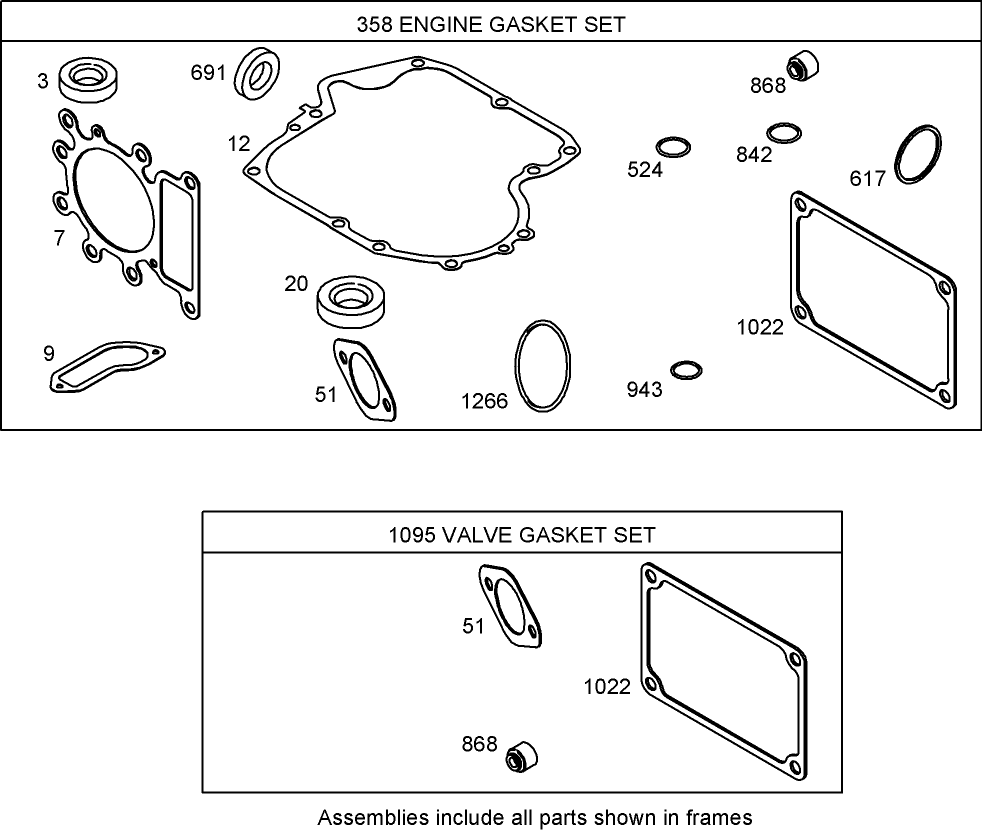 Gasket Kit  Briggs and Stratton 31P777-0125-E1