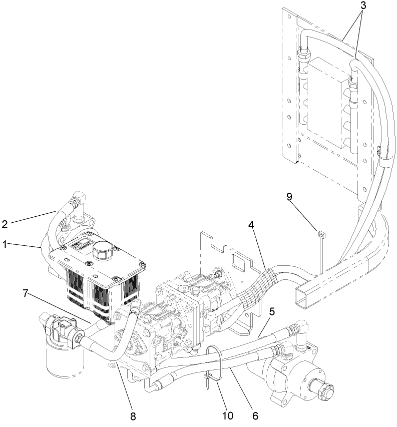 Hydraulic Hose System Assembly