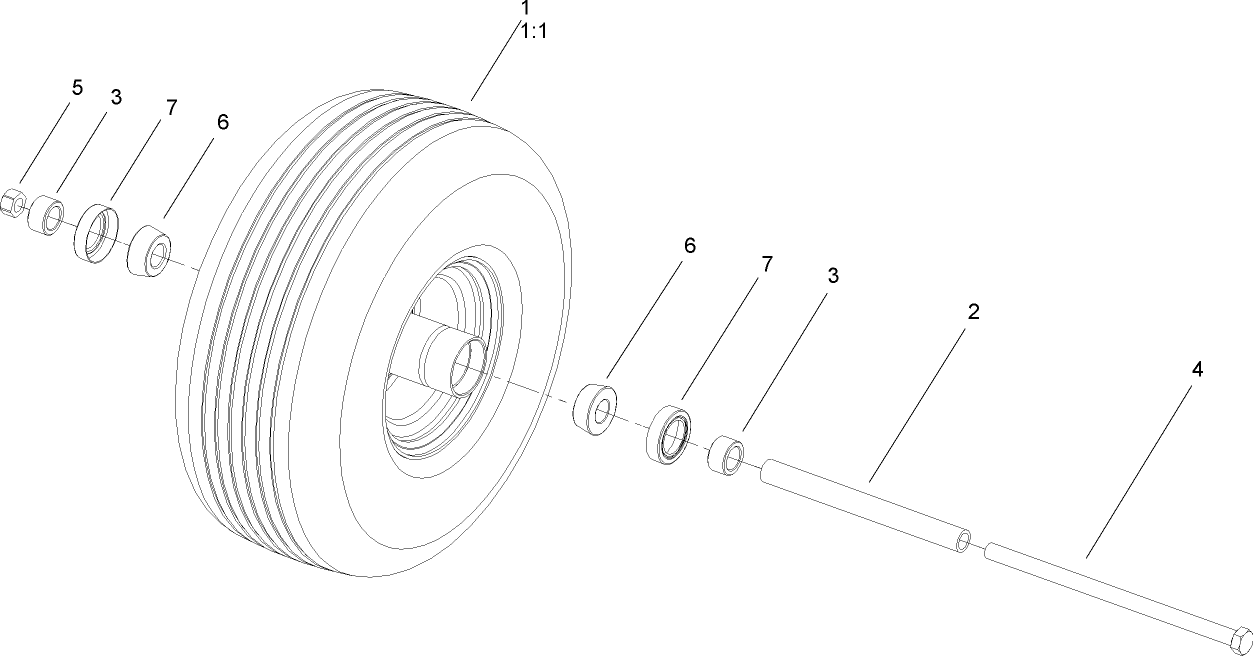 Caster Wheel Assembly No. 108-9954