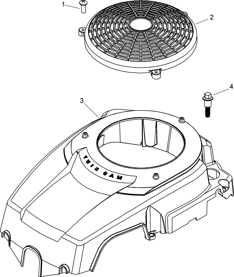 Blower Housing Assembly Kohler SV590-0019