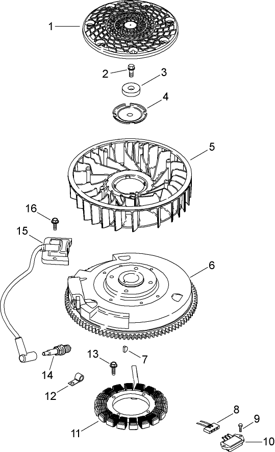 Ignition and Electrical Assembly Kohler SV720-0029