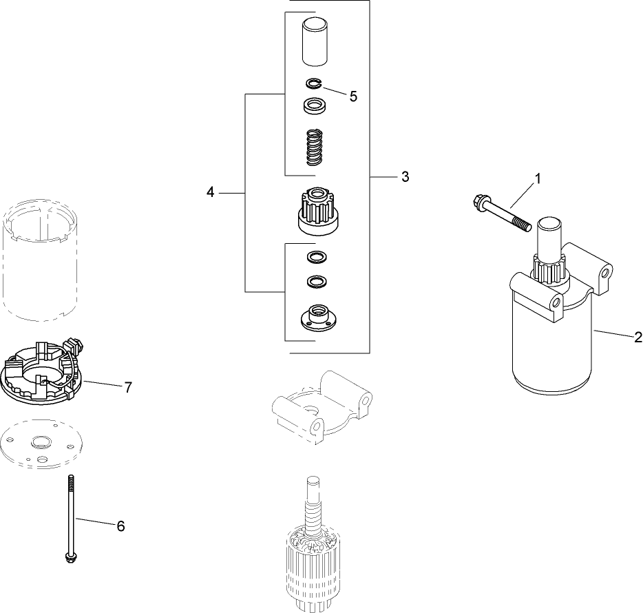 Starter Assembly Kohler SV720-0029