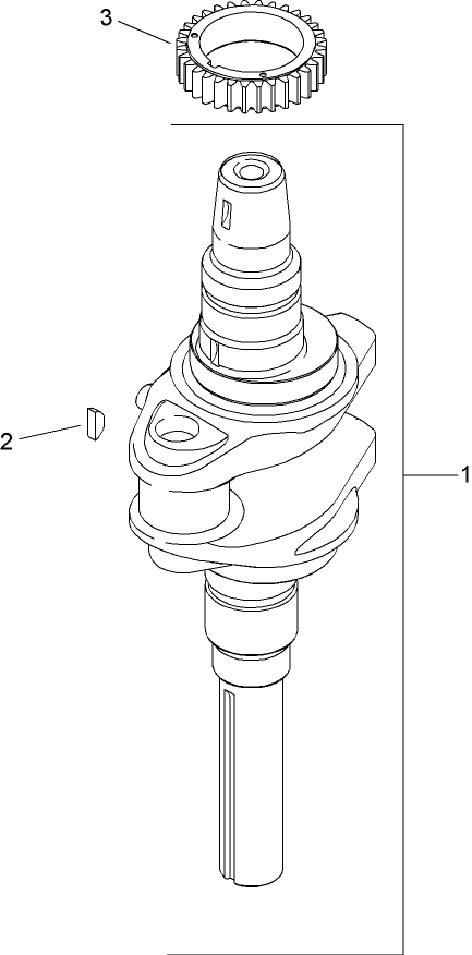 Crankshaft Assembly  Kohler SV610-0020