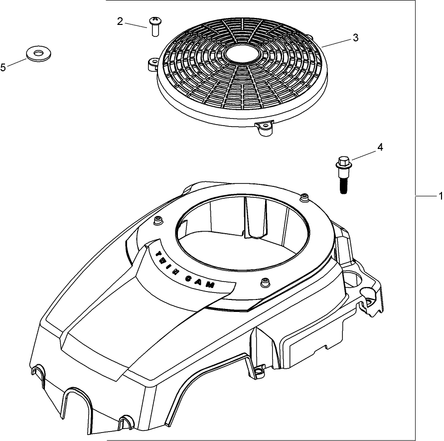 Blower Housing Assembly  Kohler SV610-0020