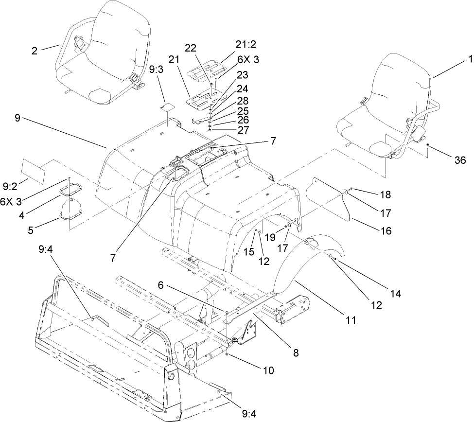 Shroud and Seat Assembly