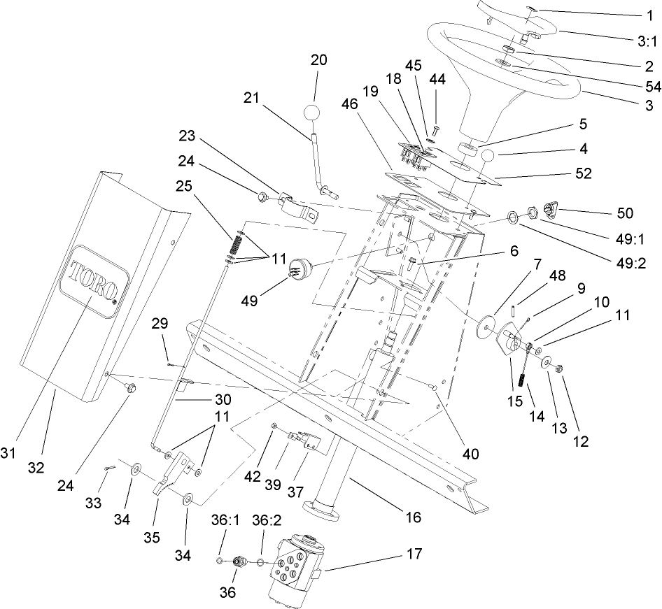 Steering Tower Assembly