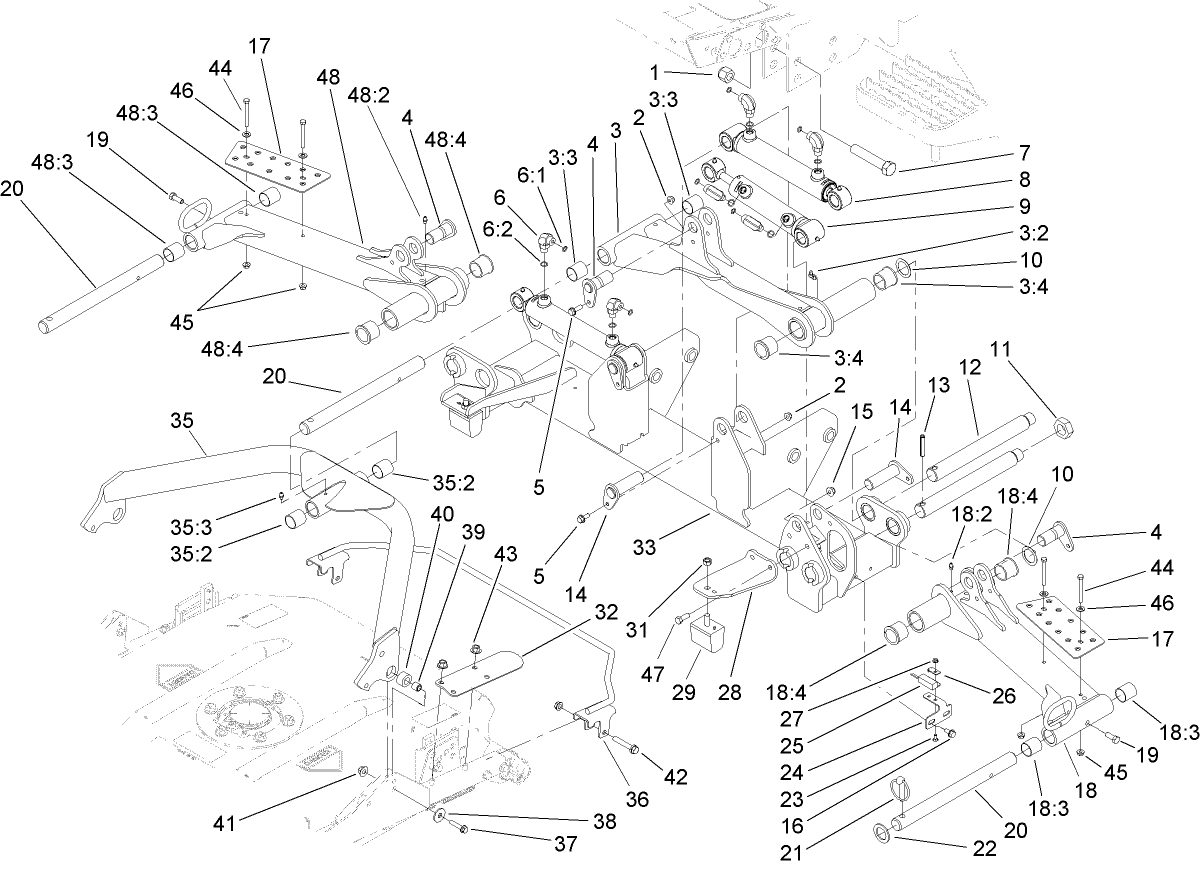Front Lift Arm Assembly