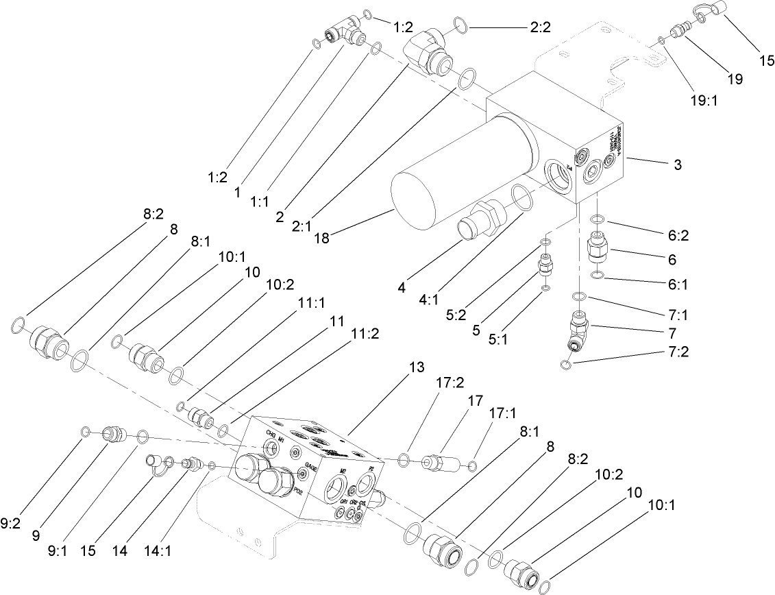 4WD Manifold and Filter Assembly