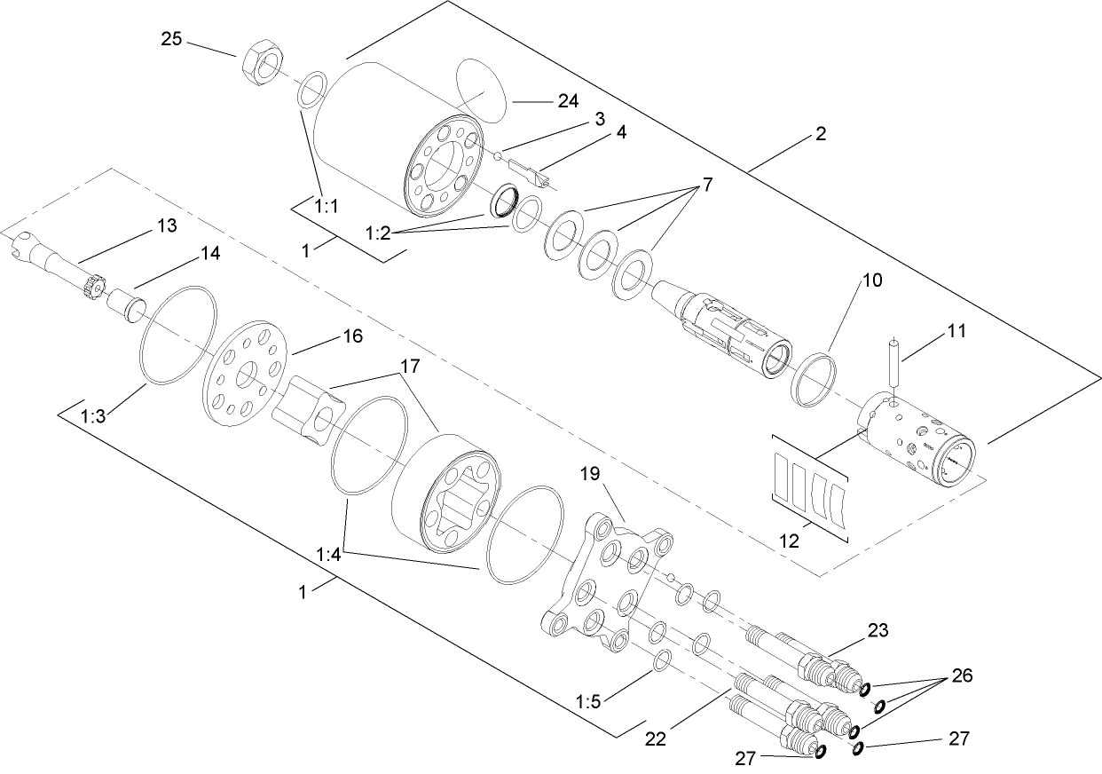 Steering Valve Assembly No. 104-5180