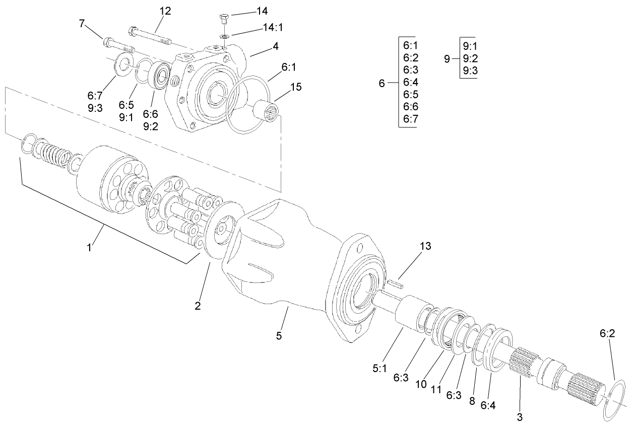 Piston Motor Assembly No. 58-5430