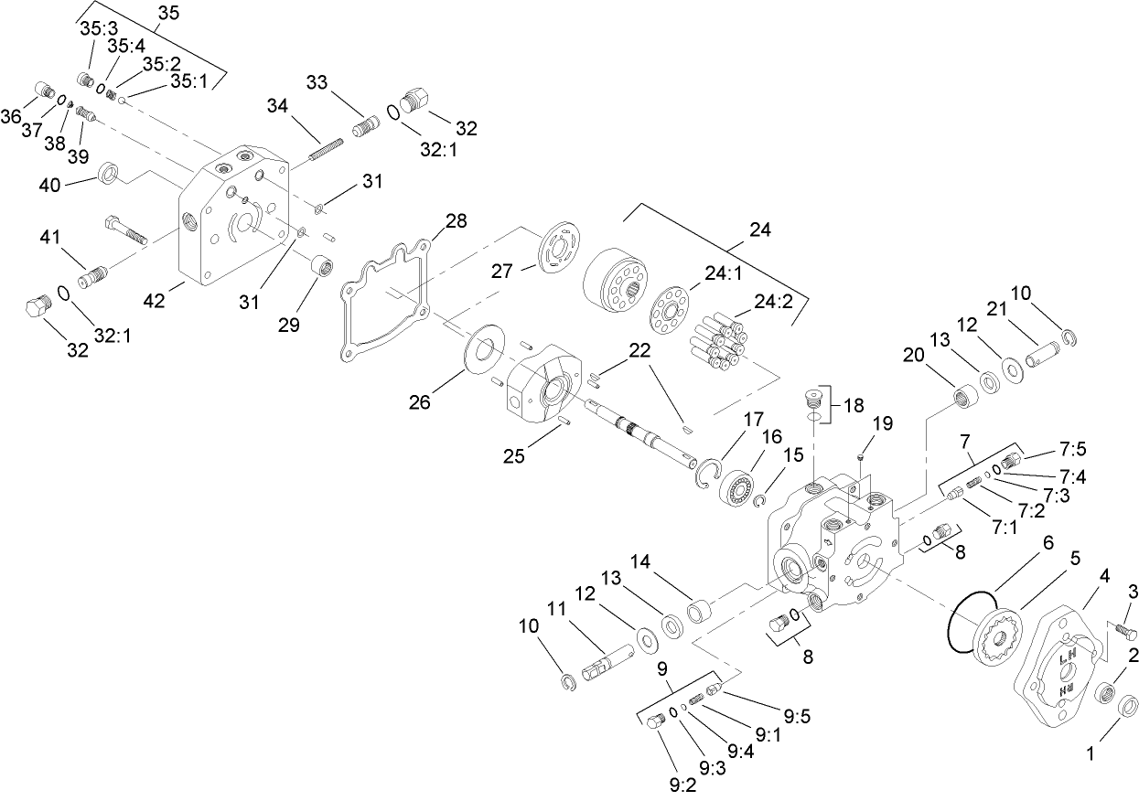 Variable Piston Pump Assembly No. 114-0612