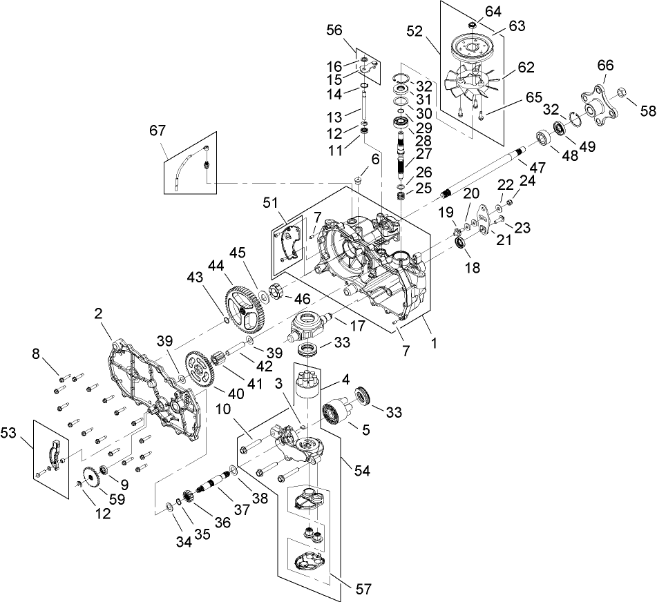 RH Hydro Transaxle Assembly No. 112-4761