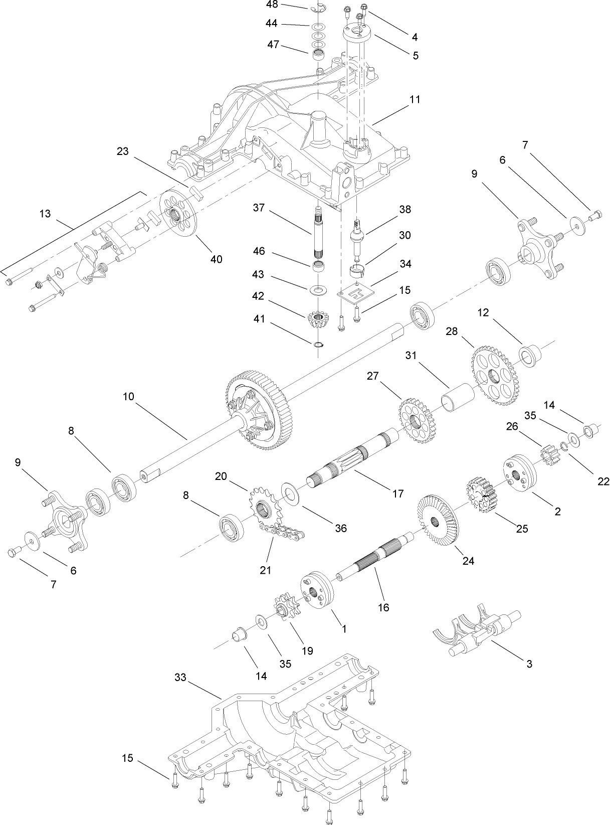 Transmission Assembly No. 112-0558