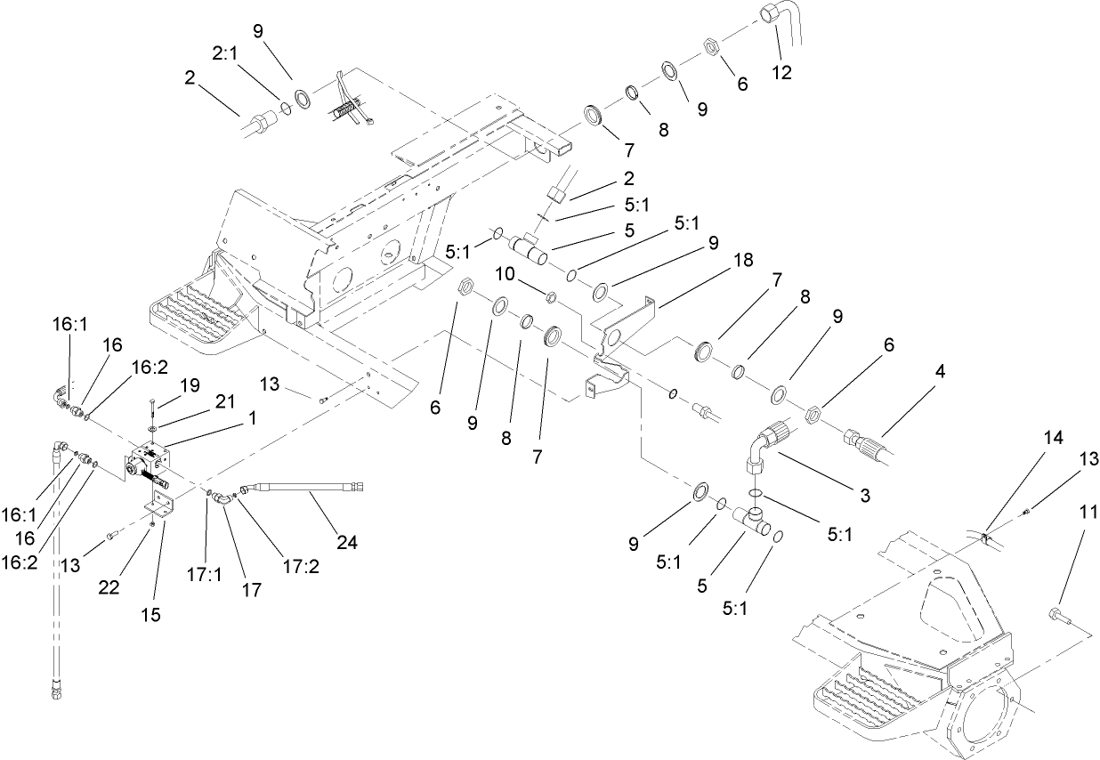 Front Hydraulic Drive Assembly