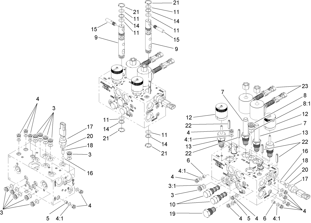 Hydraulic Manifold Assembly No. 112-6510