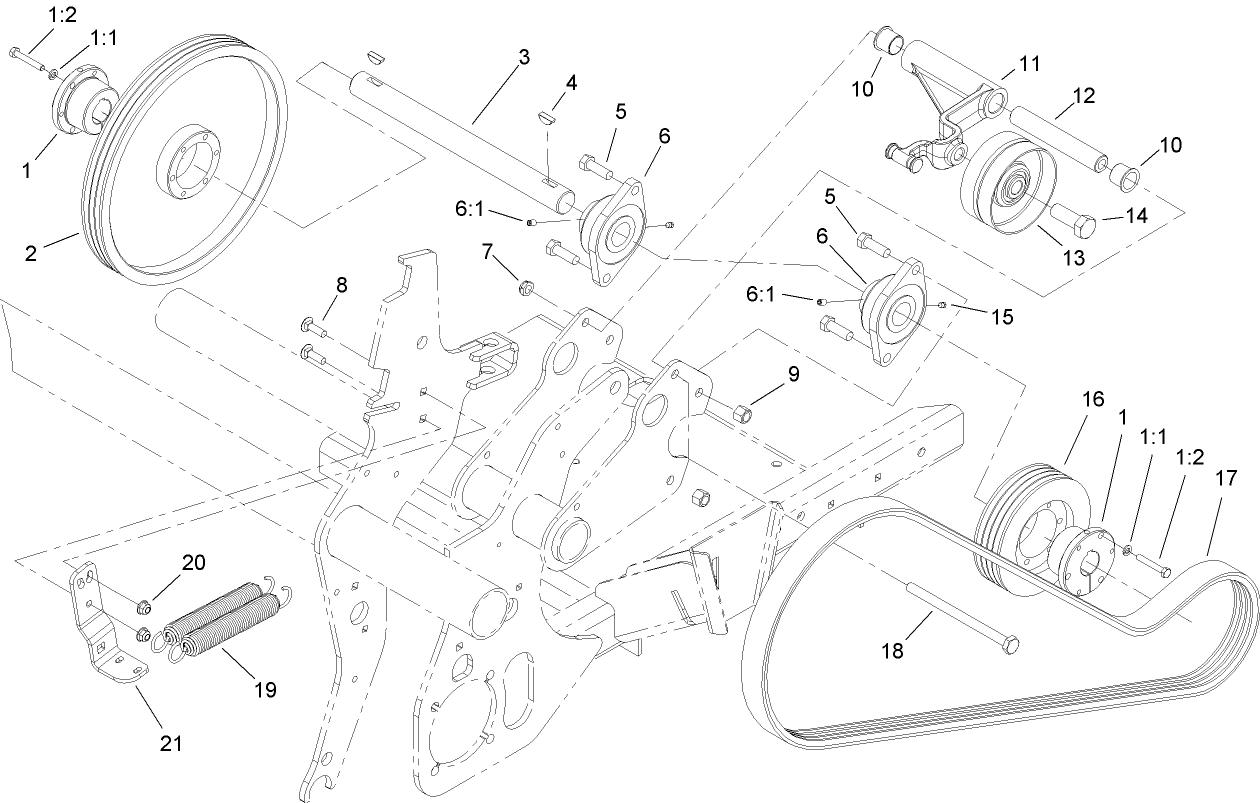 Secondary Belt Drive Assembly