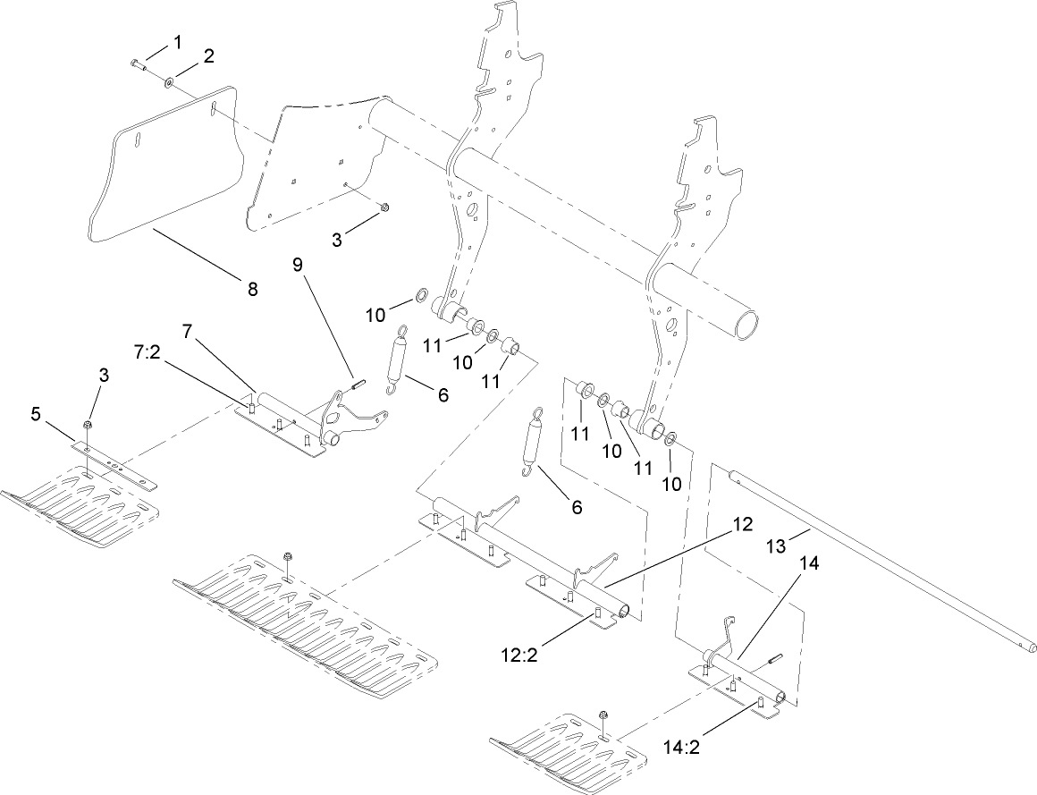 Coring Head Turf Guard Assembly