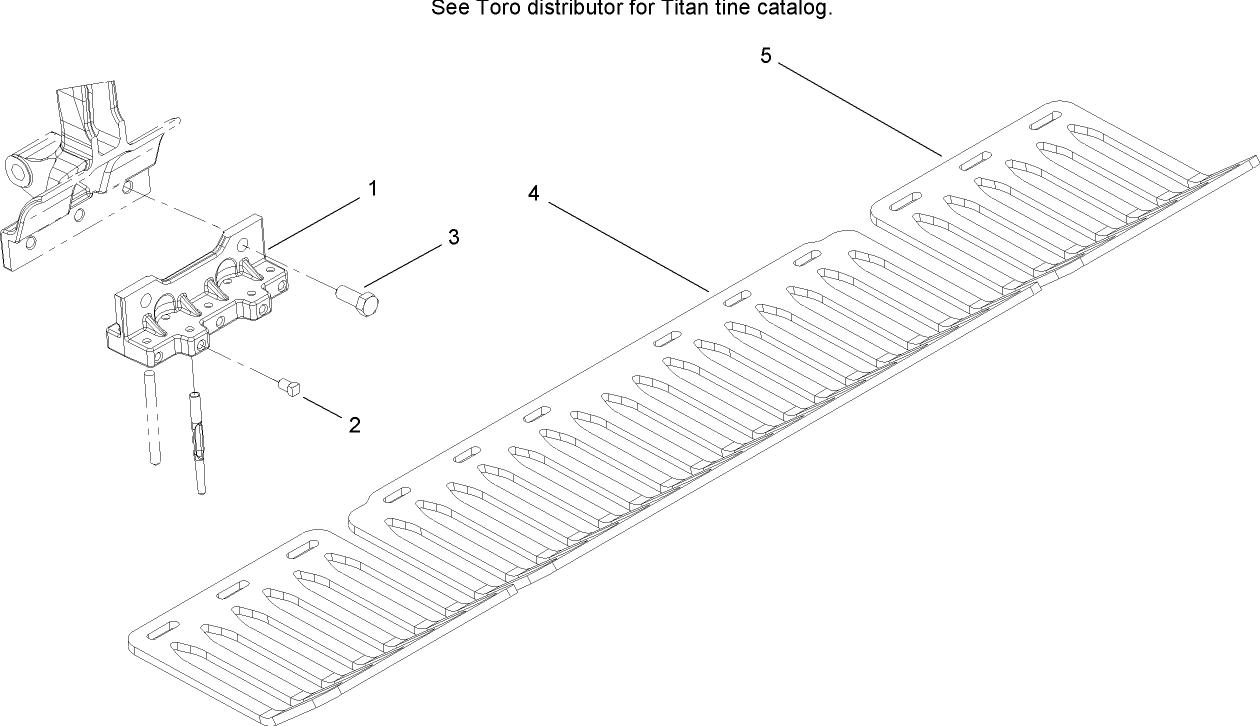 Mini Tine, 2 X 5 Holder Model No. 09222 (Optional)