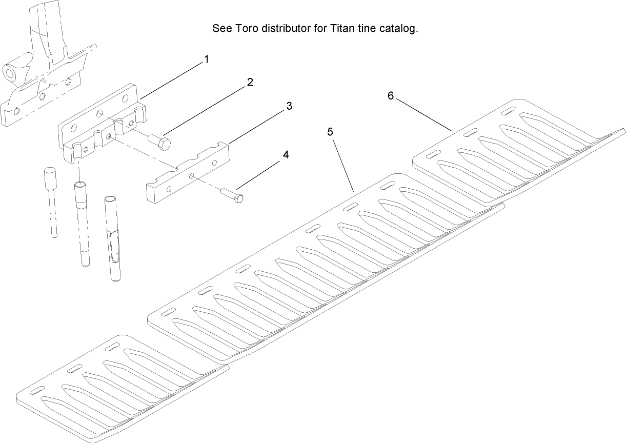 Four Tine, 3/4 Inch Holder Model No. 09224 (Optional)