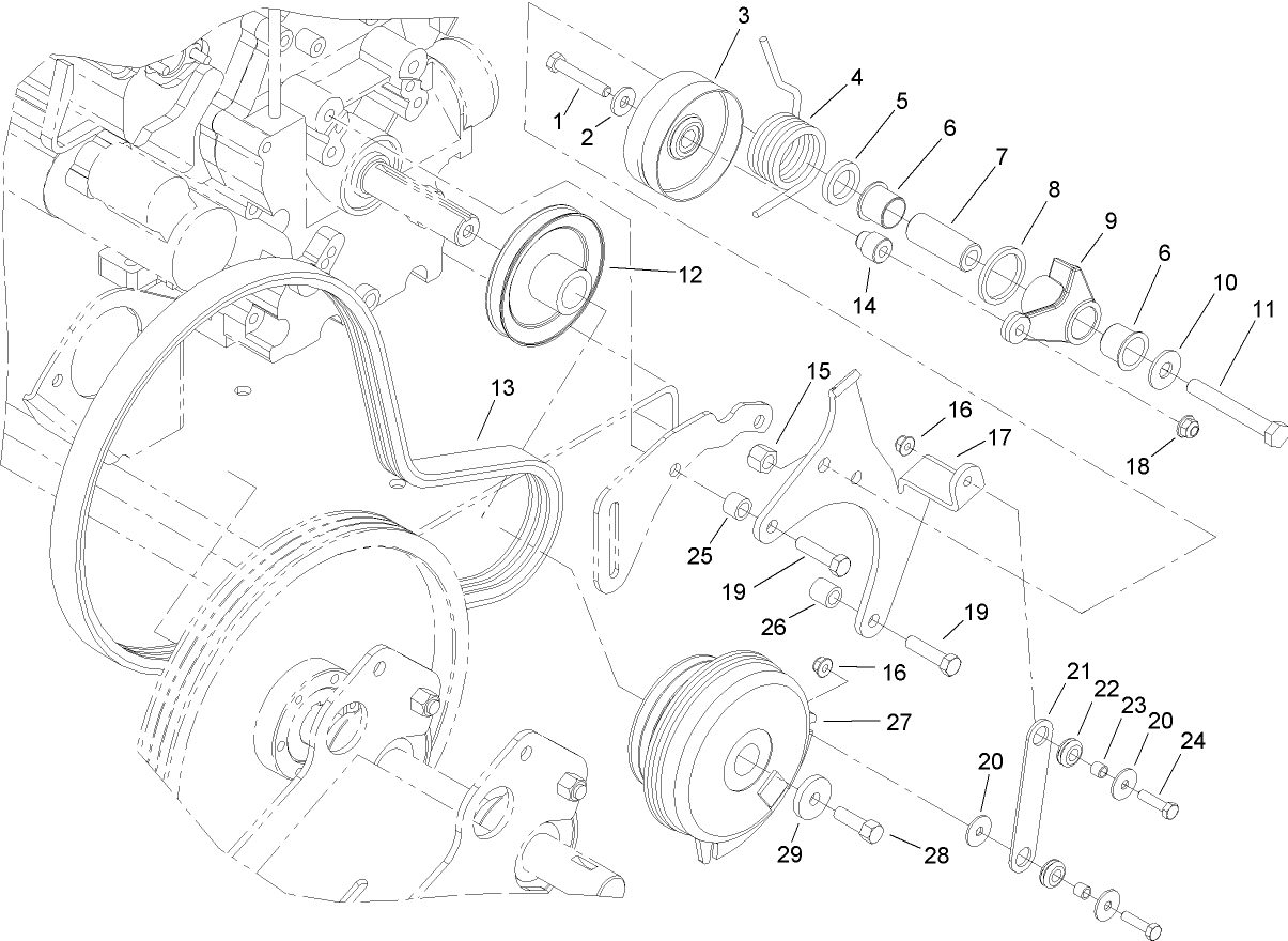 Primary Belt Drive Assembly