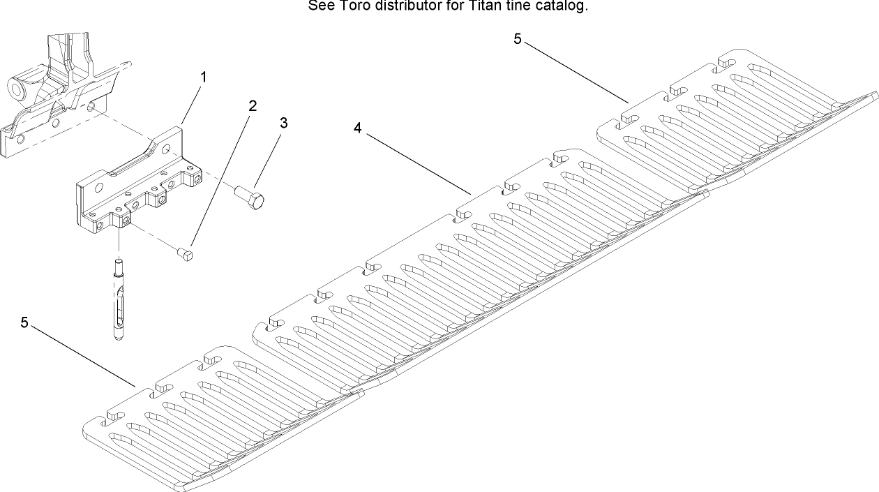 Mini Tine, 1 X 6 Holder Model No. 09233 (Optional)