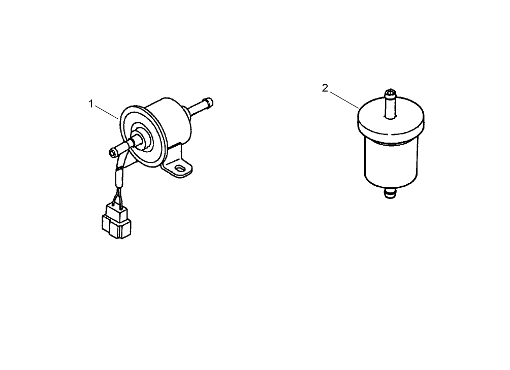 Fuel Pump and Fuel Filter Assembly