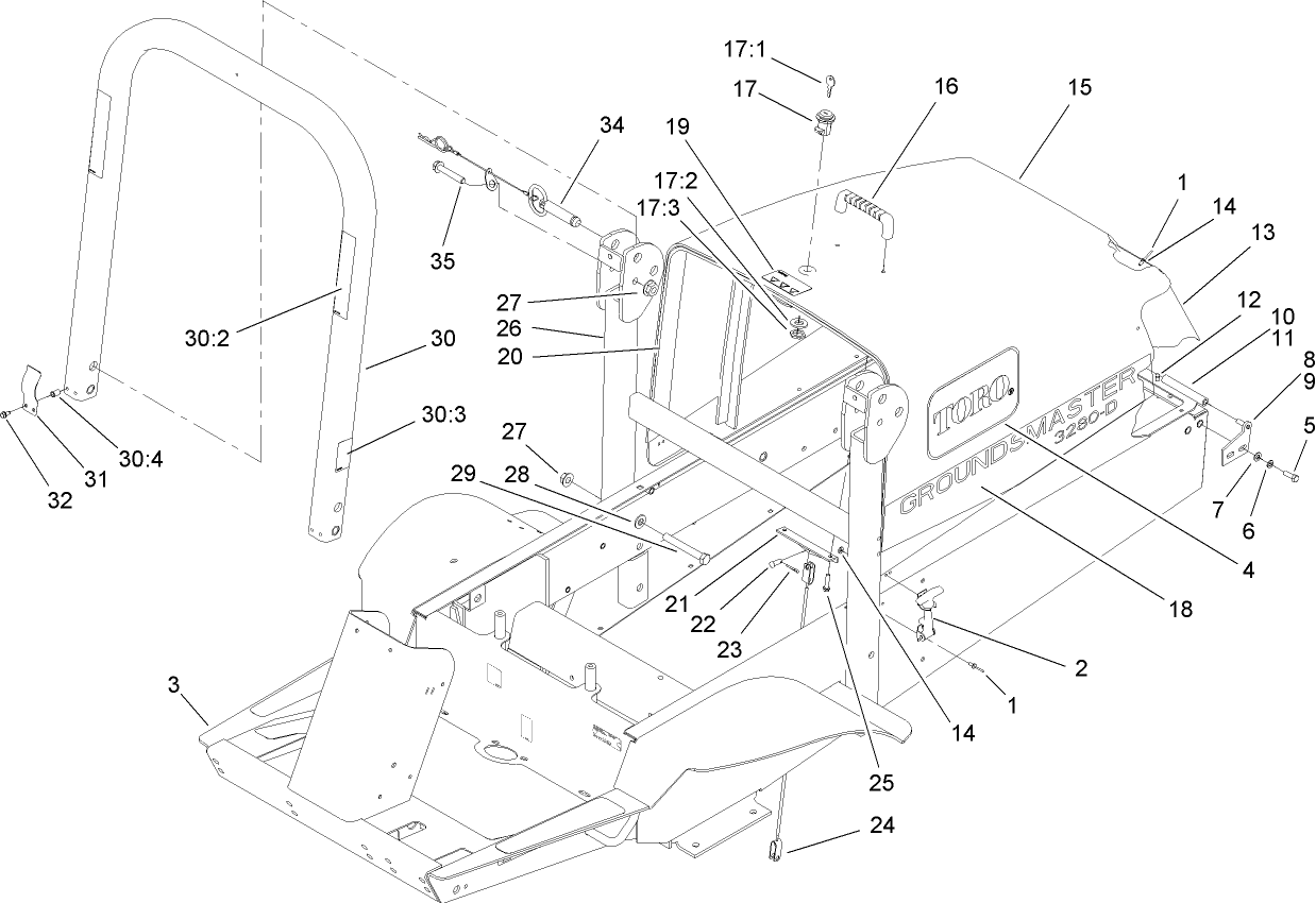 Frame and Hood Assembly
