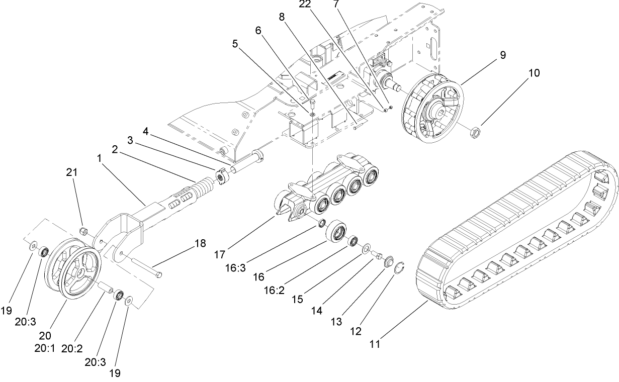 Track and Traction Assembly