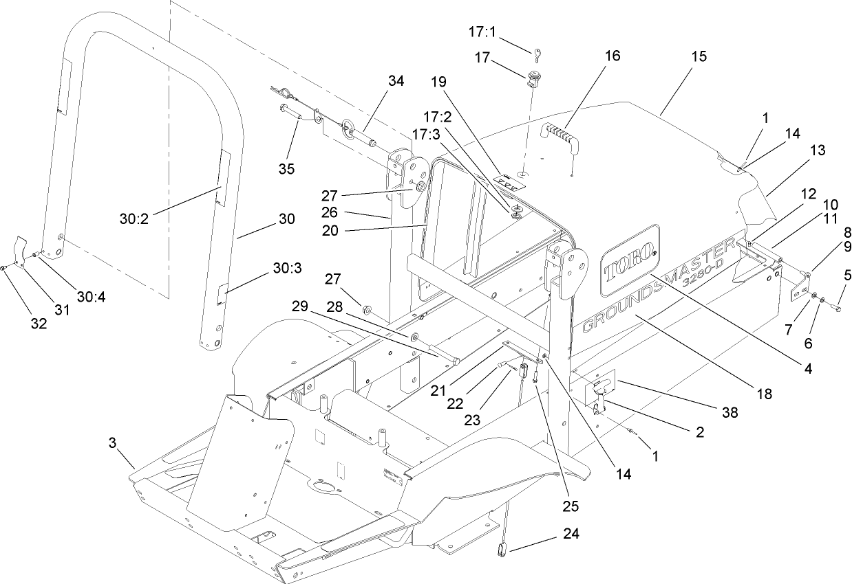 Frame and Hood Assembly