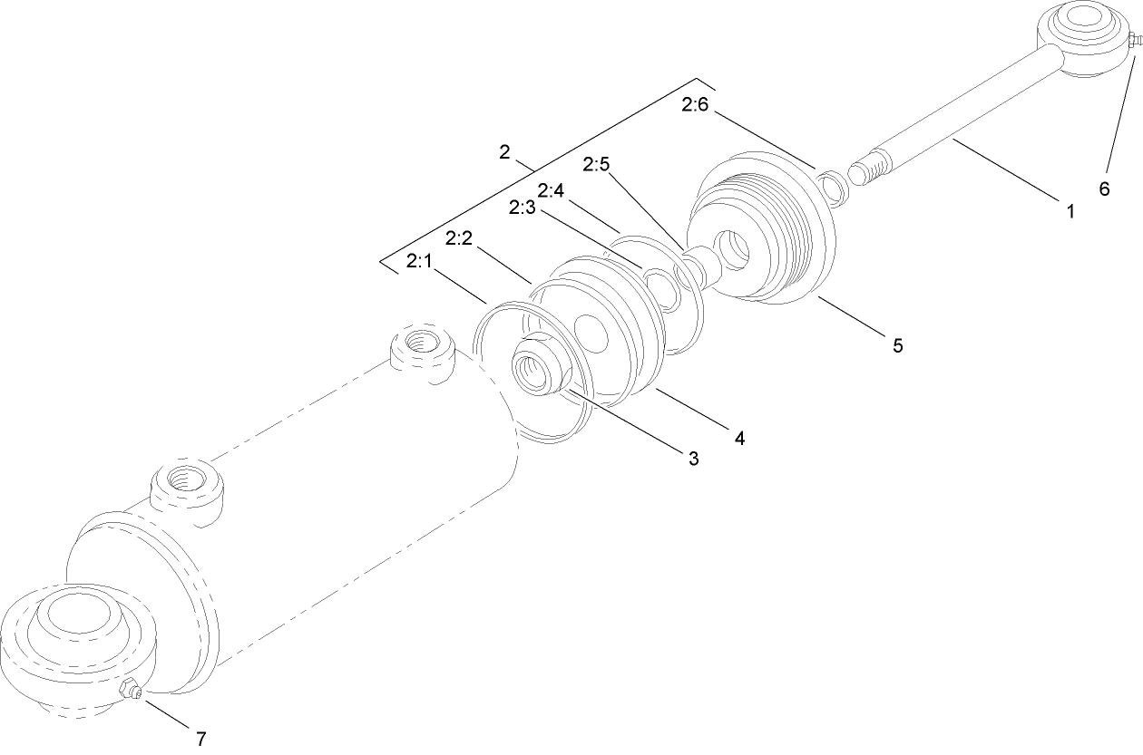 Steering Cylinder Assembly No. 76-2070