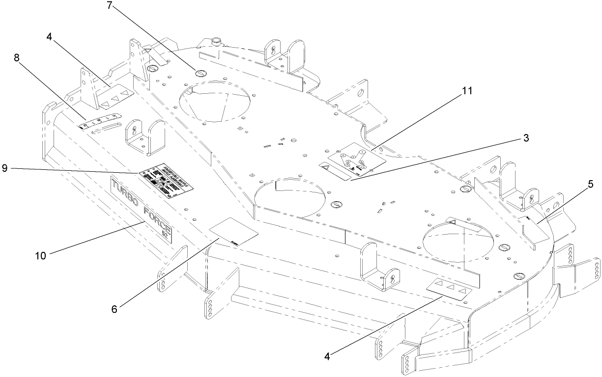Deck Decal Assembly No. 108-5966