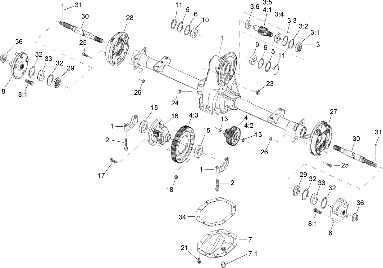 Electric Transaxle Assembly No. 112-3085