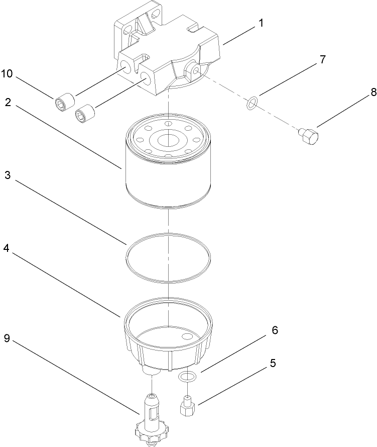 Water and Fuel Filter Assembly No. 98-9305
