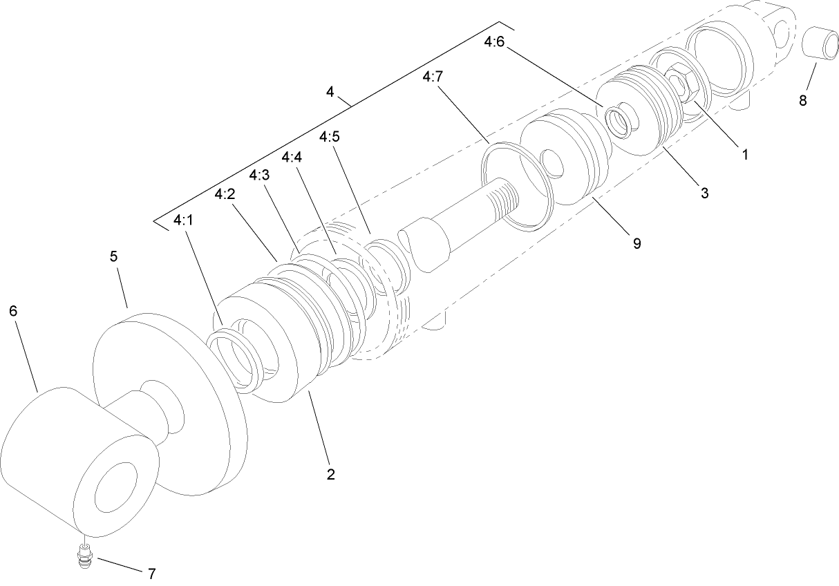 Hydraulic Cylinder Assembly No. 74-2170