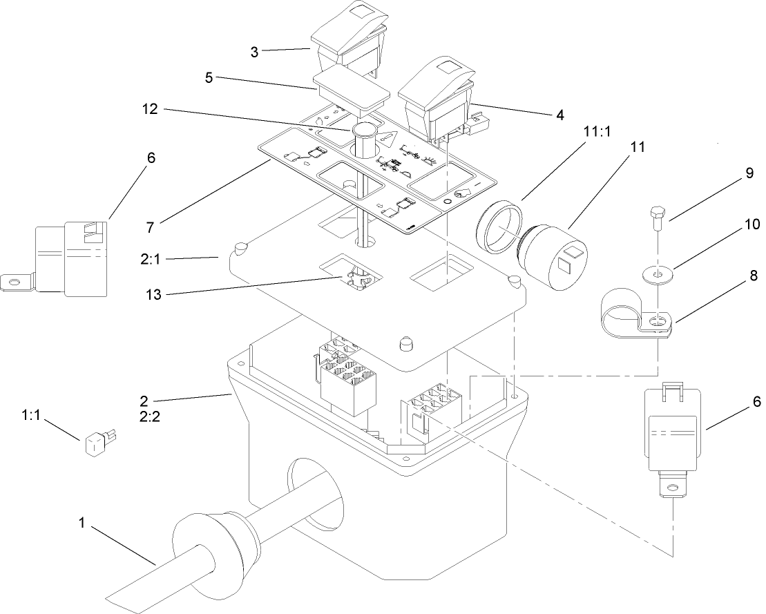 Remote Control Assembly No. 110-7520