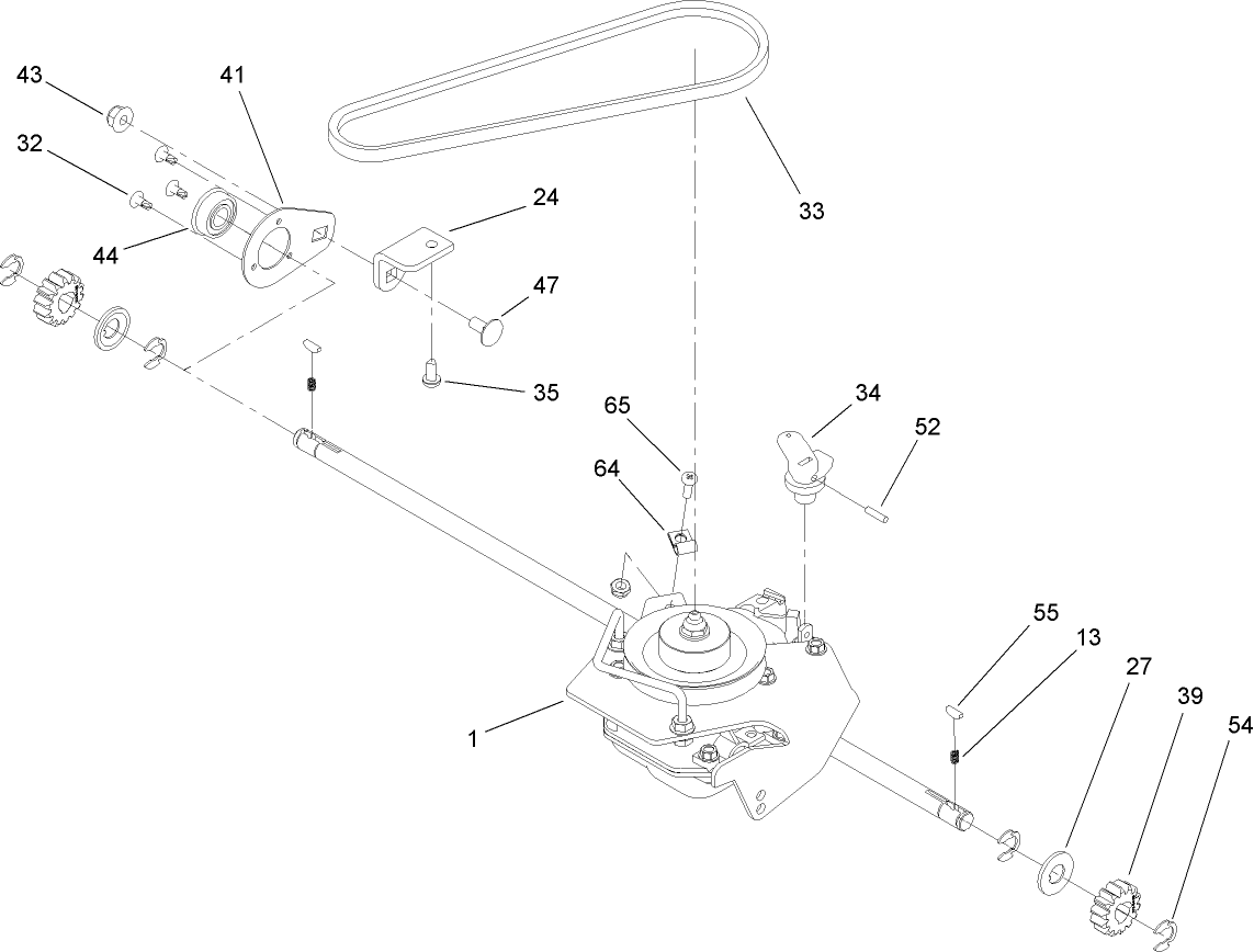 Gear Case and Pinion Assembly