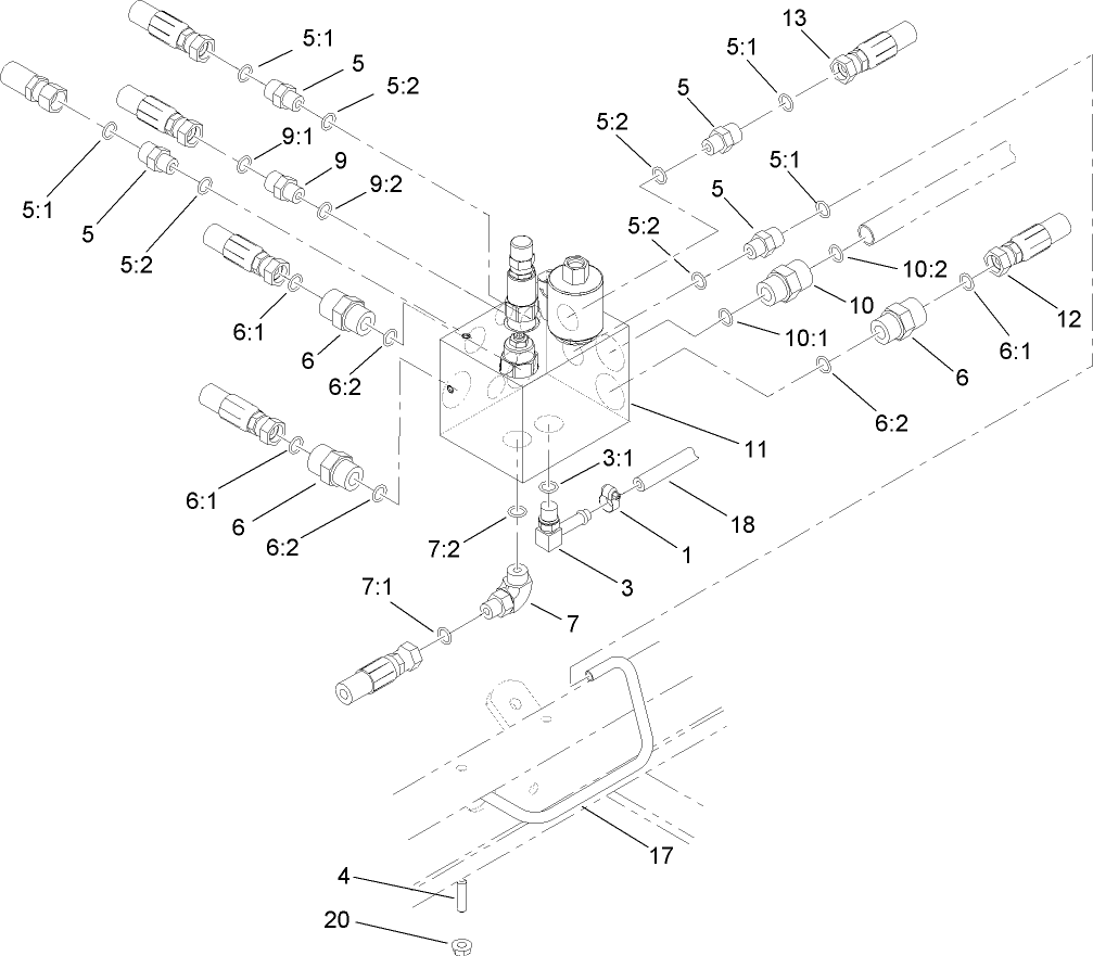 Manifold Block Installation Assembly