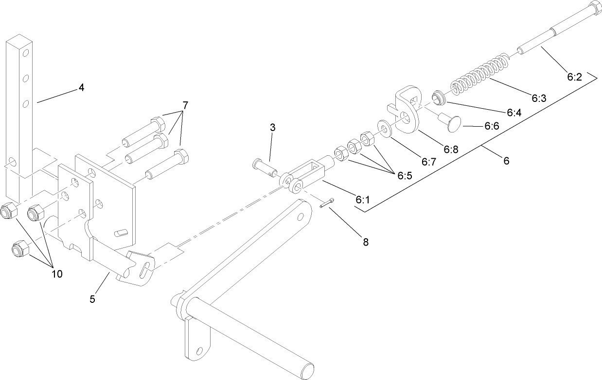 Right Hand Motion Control Assembly No. 109-3911