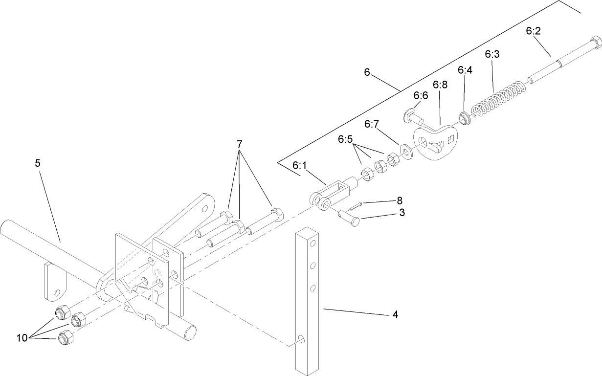 Left Hand Motion Control Assembly No. 109-3912