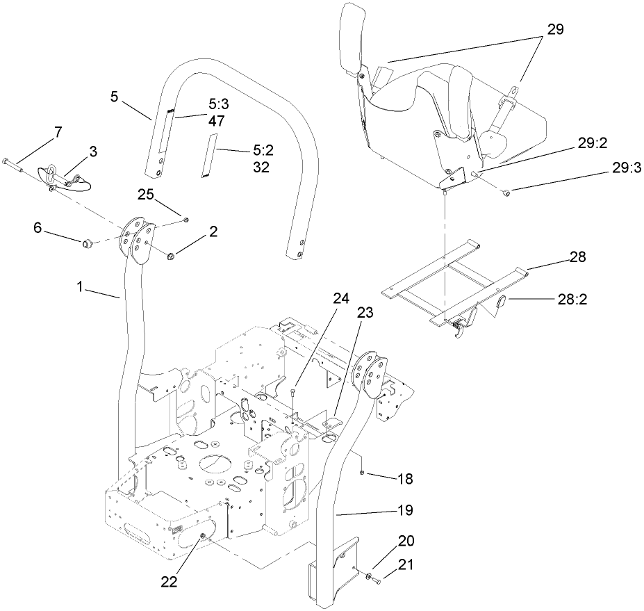 Roll-Over Protection System Assembly No. 107-8093