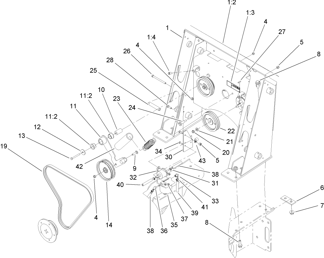Loader Tower and Drive Assembly