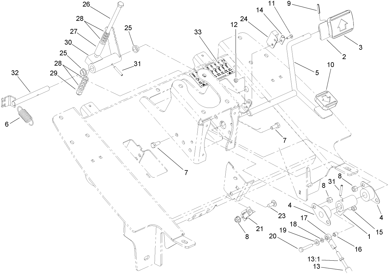 Traction Pedal Assembly
