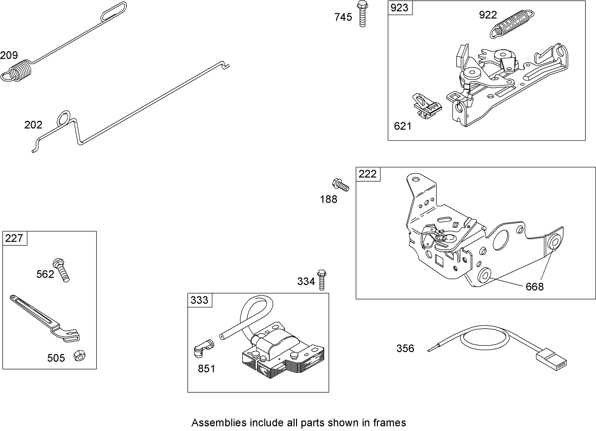Governor Assembly  Briggs and Stratton 12H802-2040-B1