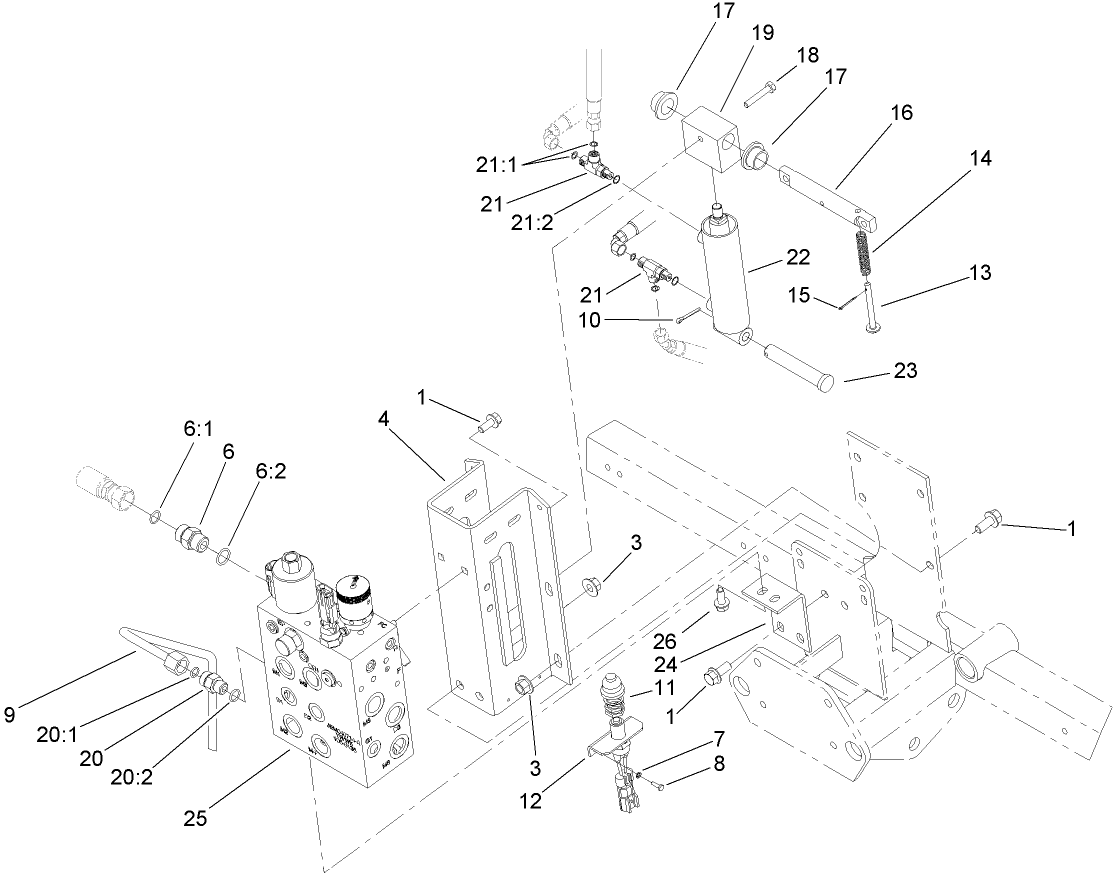 Front Lift Cylinder Assembly