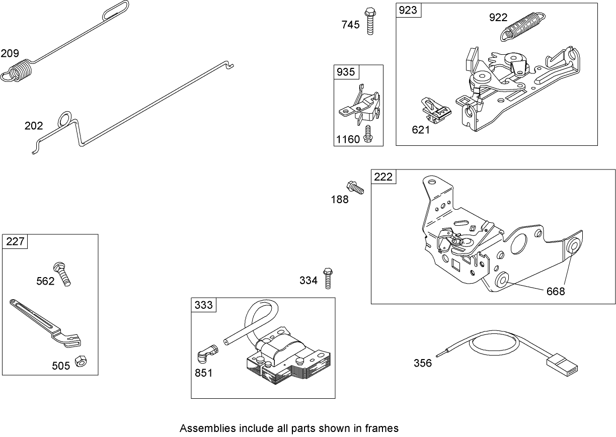 Governor Assembly  Briggs and Stratton 126T07-0204-E1