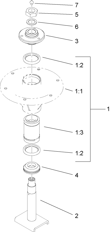 Spindle Assembly No. 112-8698