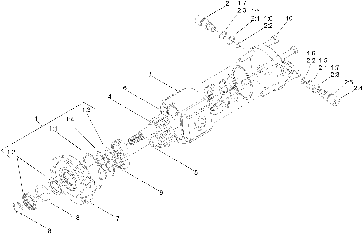 Hydraulic Motor Assembly No. 110-1717