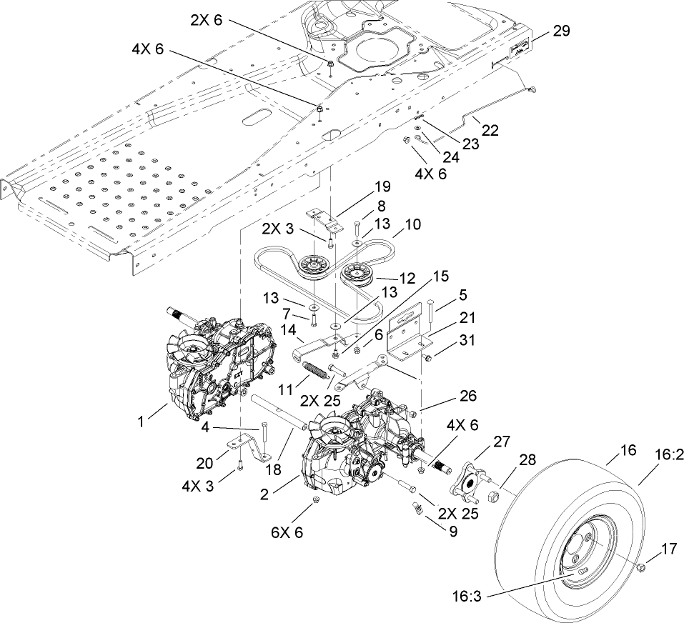 Hydro Drive Assembly