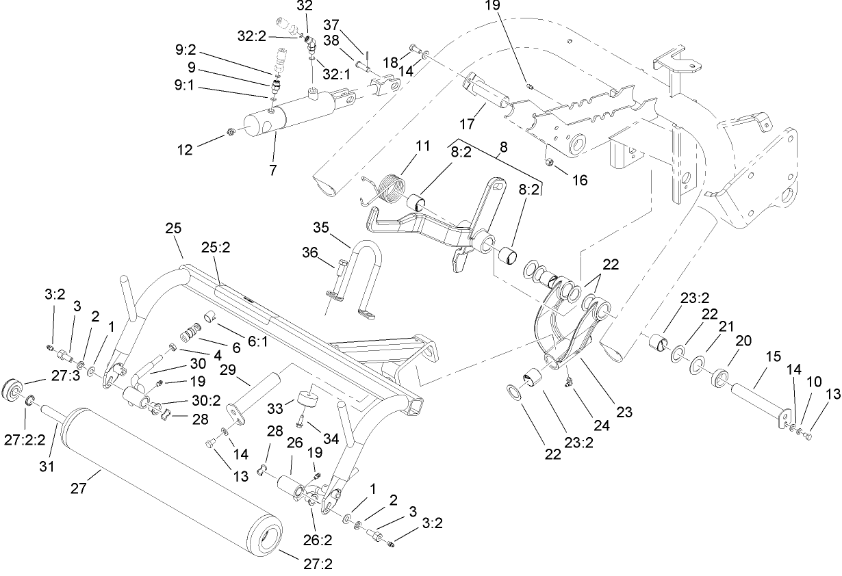 Center Pull Frame Assembly
