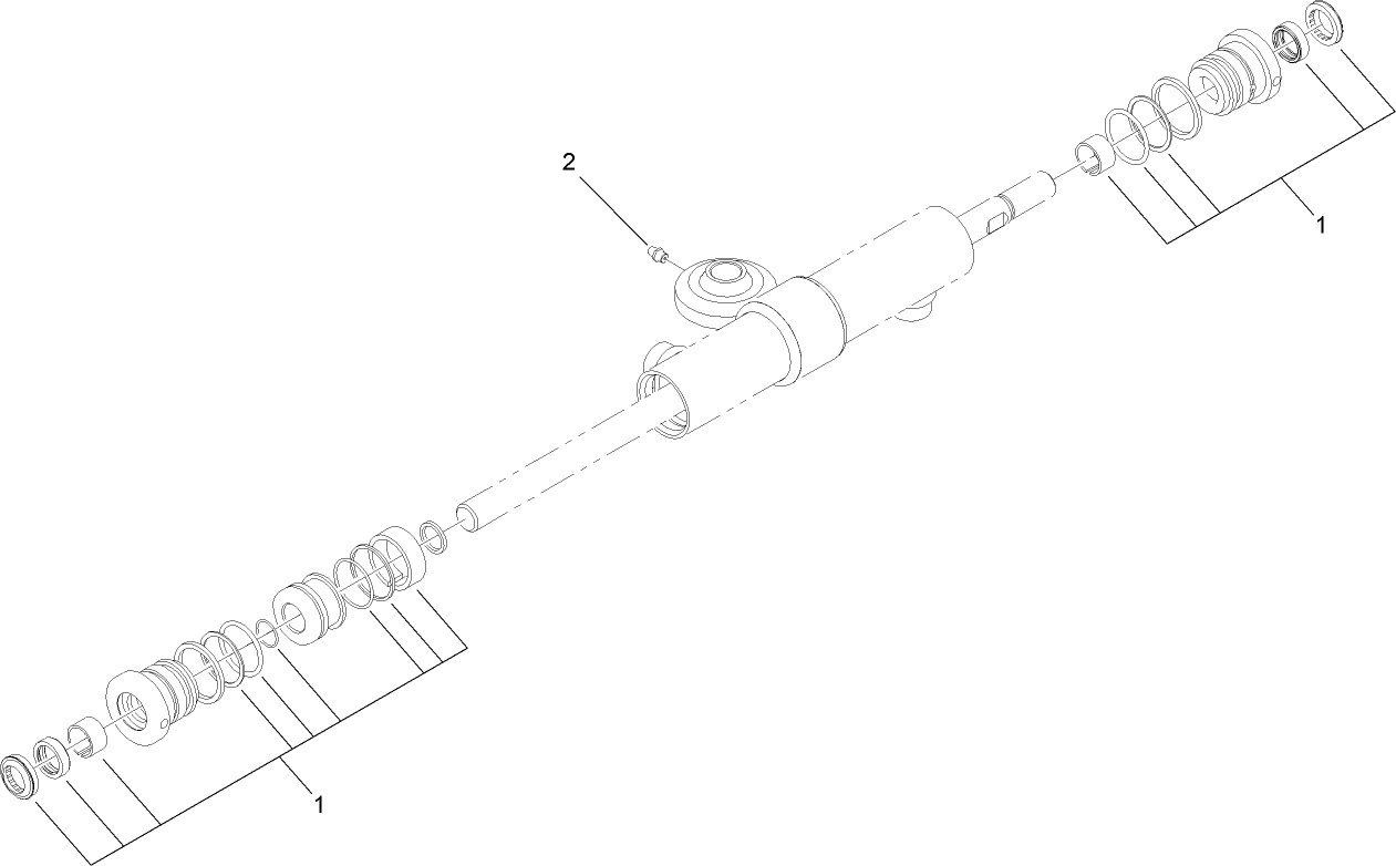 Hydraulic Cylinder Assembly No. 112-0297
